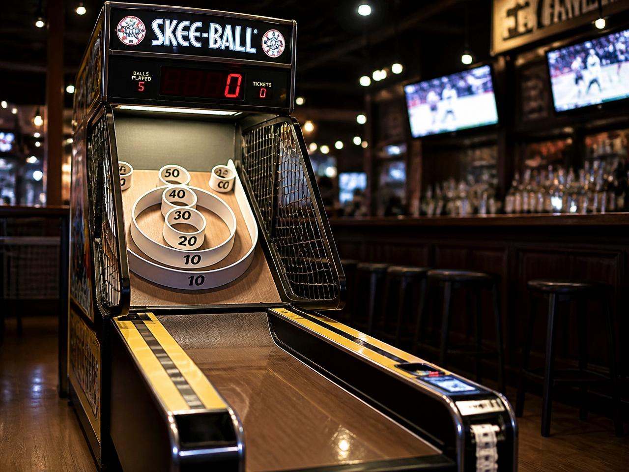 Skee-Ball arcade cabinet