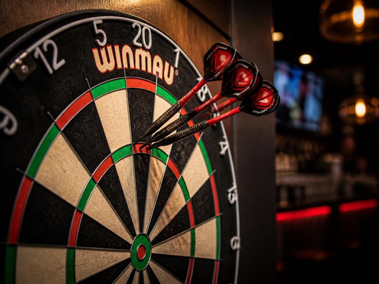 Three darts in the bullseye